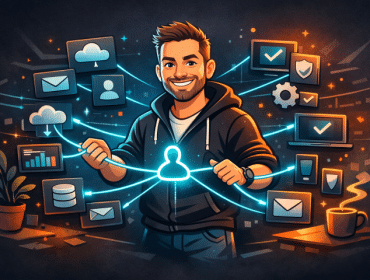 Enterprise identity integration connecting users securely across cloud services, systems and devices