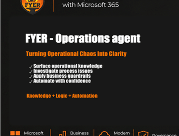 FYER Operations Agent using Microsoft 365 to turn operational complexity into clear automated processes